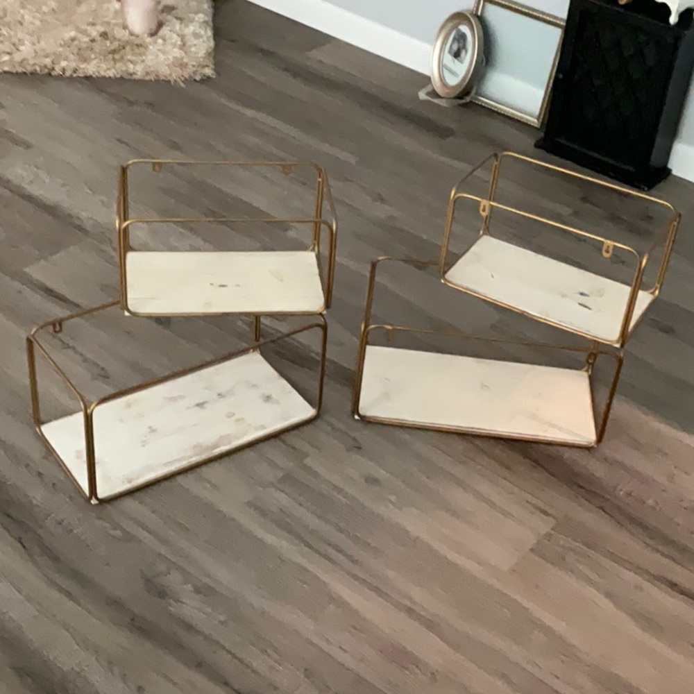 Shelves or shadow boxes Four pieces